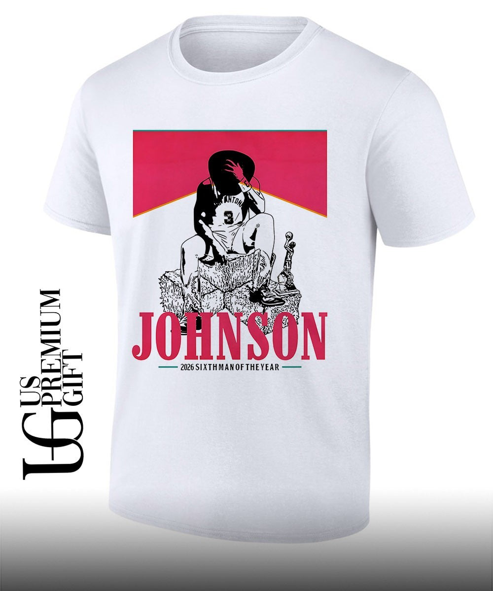 Keldon Johnson 26 Sixth Man Of The year 2026 shirt Unisex T-shirt, Sweatshirt, Hoodie, Long Sleeve Tee - T-Shirt, Sweatshirt, Hoodie