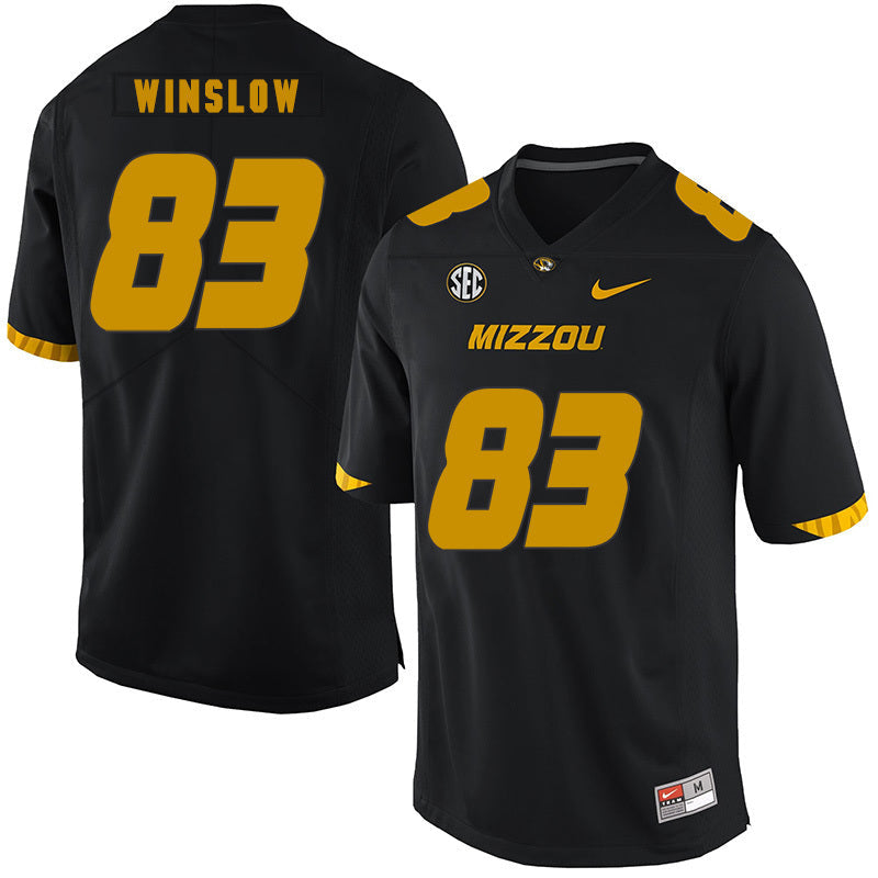 Kellen Winslow 83 Black College Football Jersey football jersey product view 1