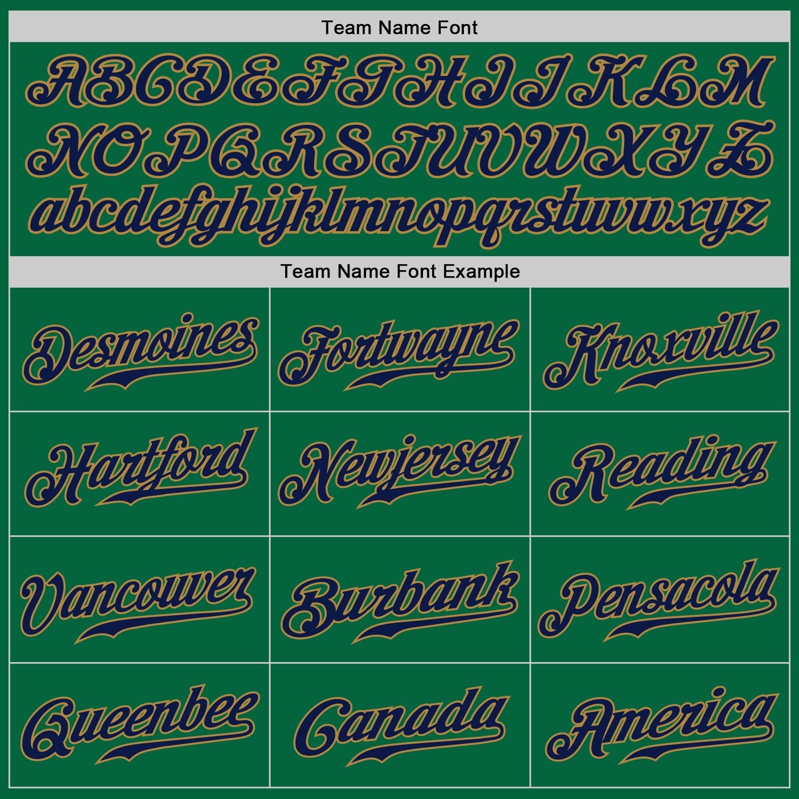 Custom Kelly Green Navy-Old Gold Authentic Baseball Jersey baseball jersey product view 4