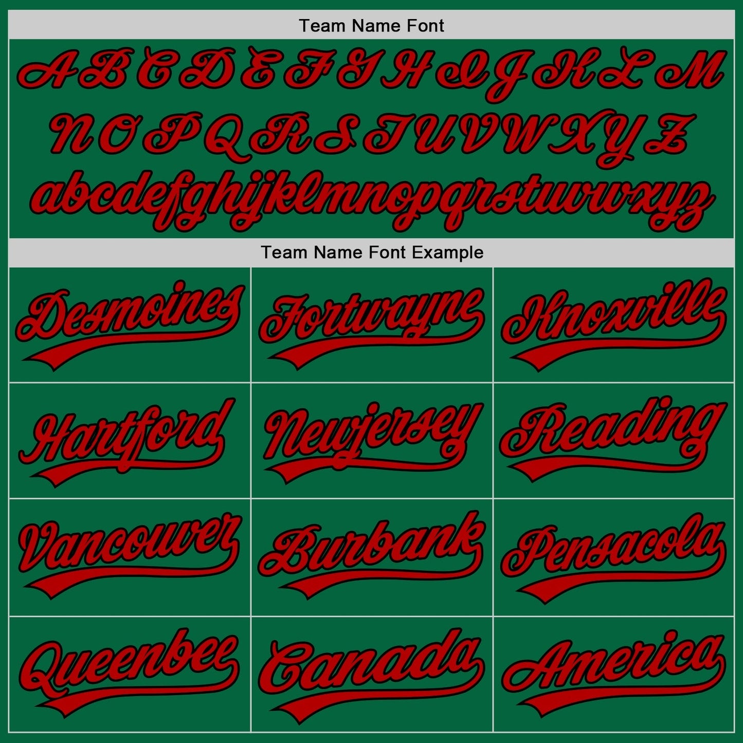 Custom Kelly Green Red-Black Authentic Baseball Jersey baseball jersey product view 4