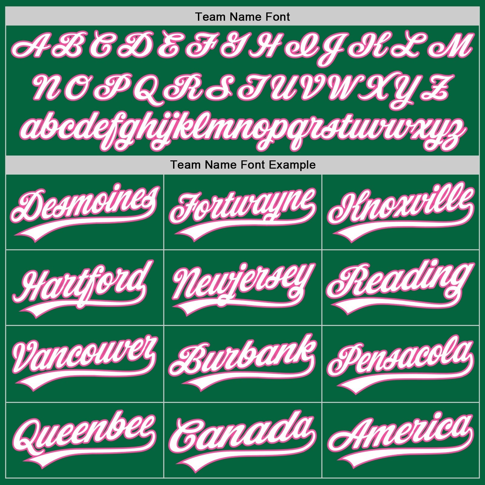 Custom Kelly Green White-Pink Authentic Baseball Jersey baseball jersey product view 4