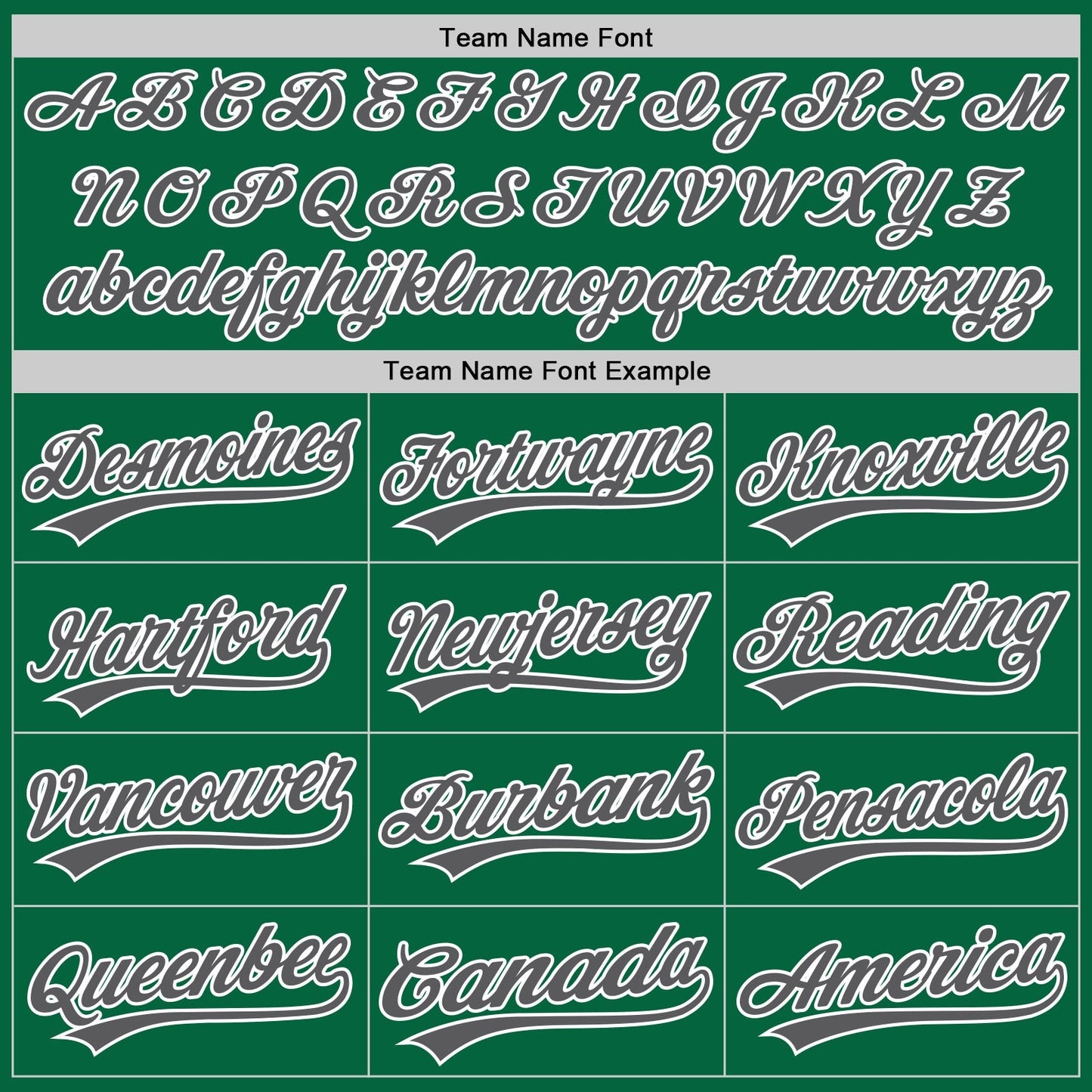 Custom Kelly Green Steel Gray-White Authentic Baseball Jersey baseball jersey product view 4