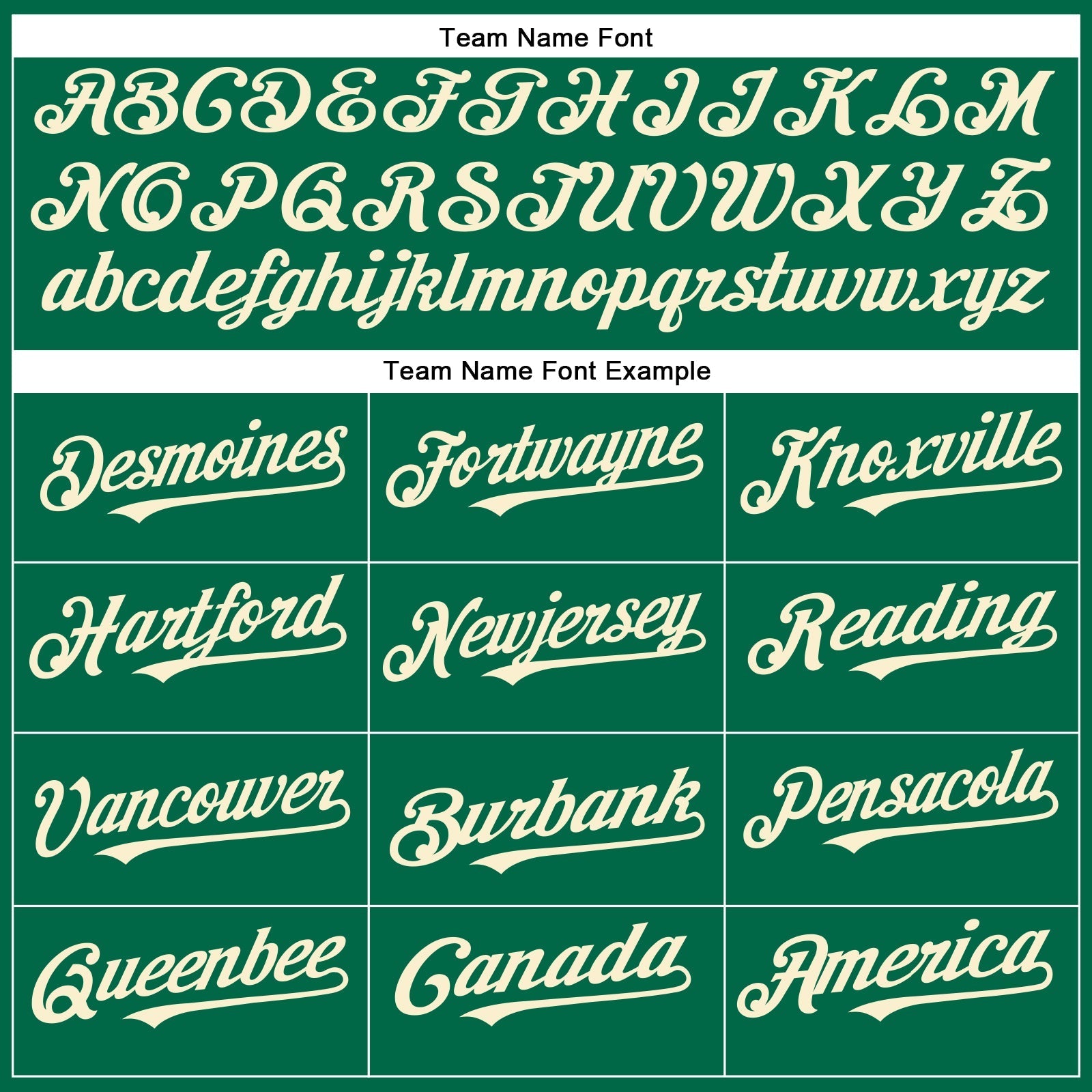 Custom Kelly Green Cream Authentic Baseball Jersey baseball jersey product view 4