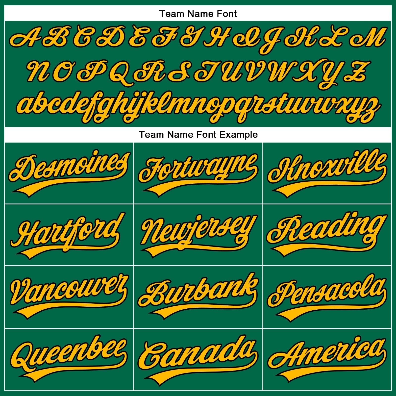 Custom Kelly Green Black Pinstripe Gold Authentic Baseball Jersey baseball jersey product view 4