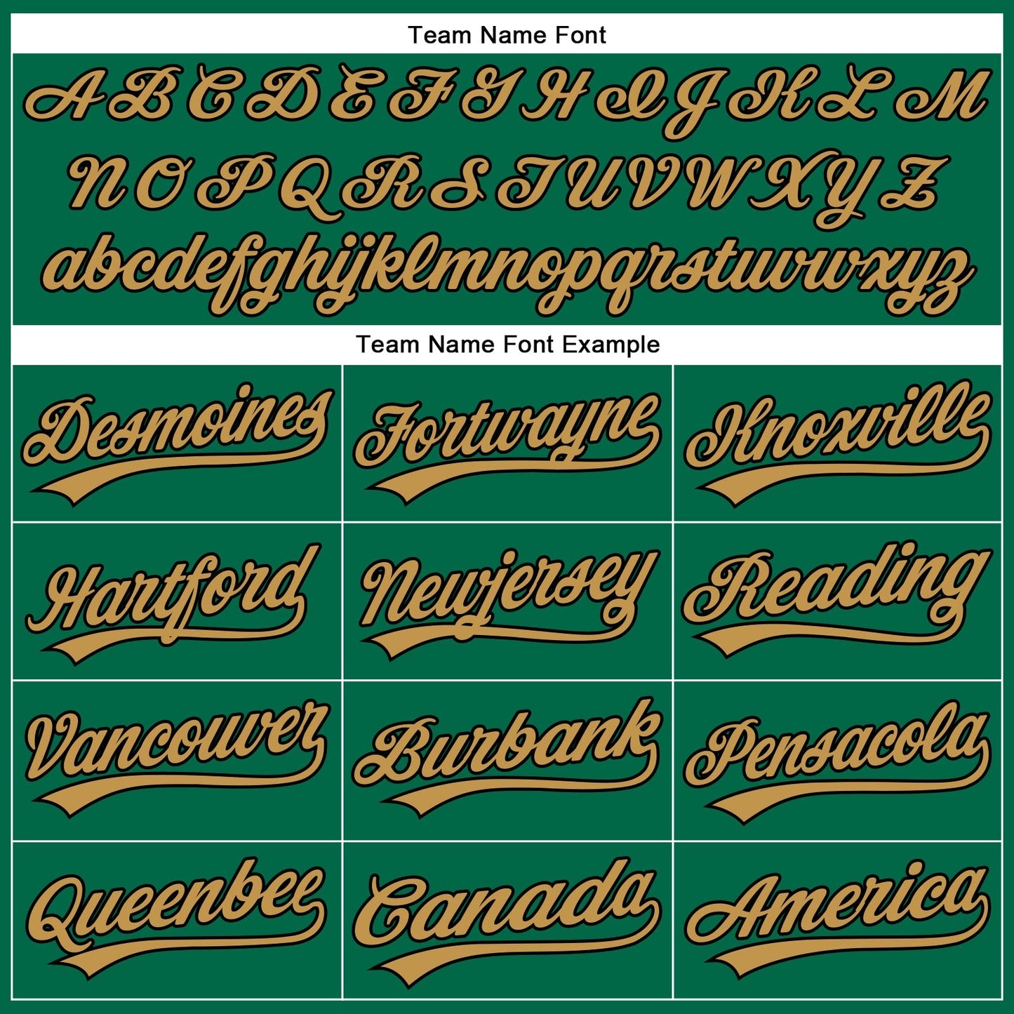 Custom Kelly Green Black Pinstripe Old Gold Authentic Baseball Jersey baseball jersey product view 4
