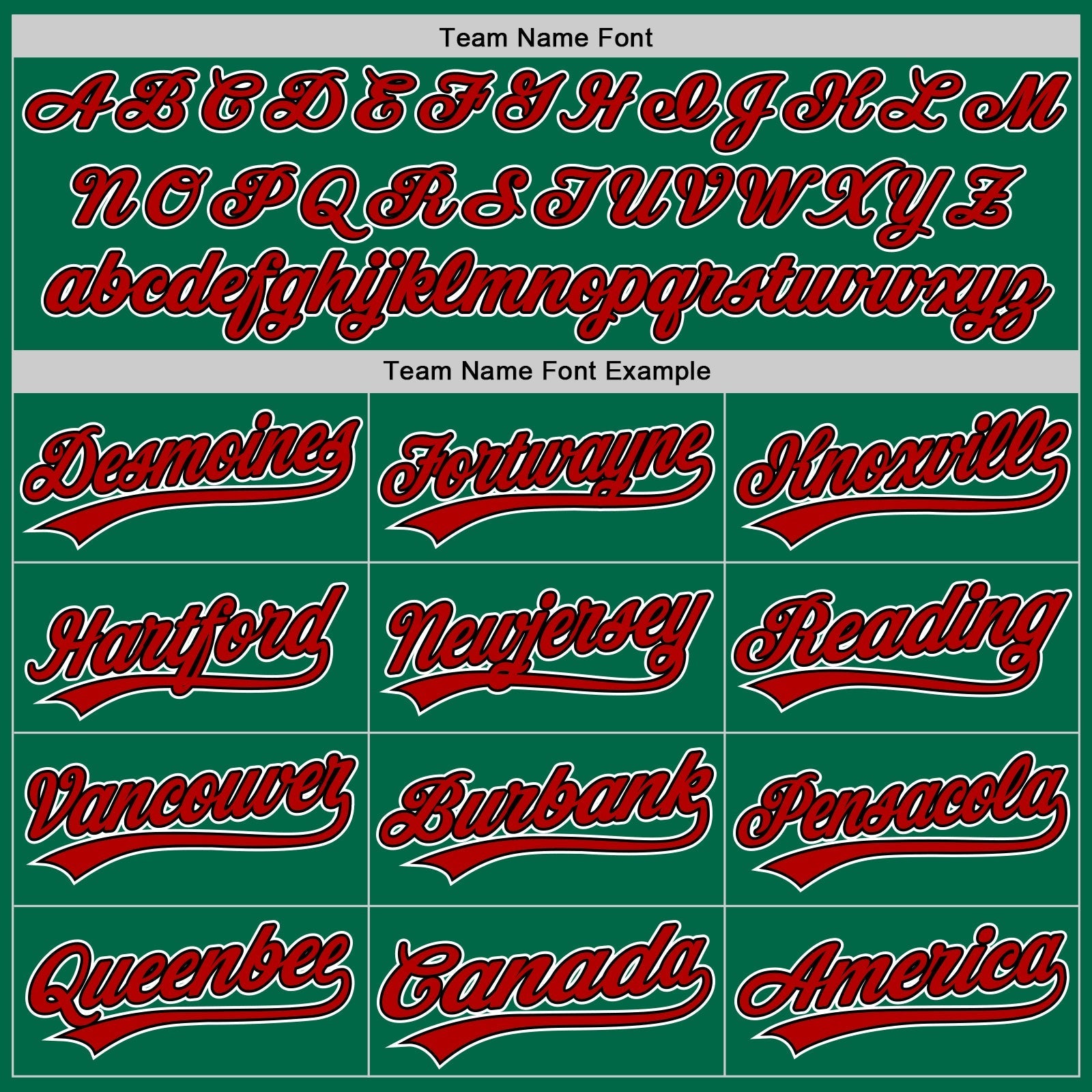 Custom Kelly Green Red-Black Authentic Throwback Baseball Jersey baseball jersey product view 4