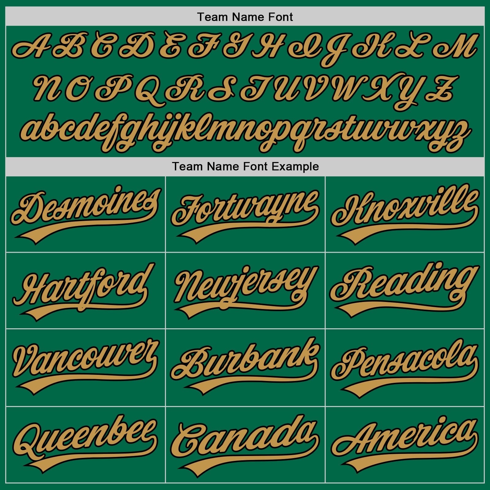 Custom Kelly Green Old Gold-Black Authentic Throwback Baseball Jersey baseball jersey product view 4