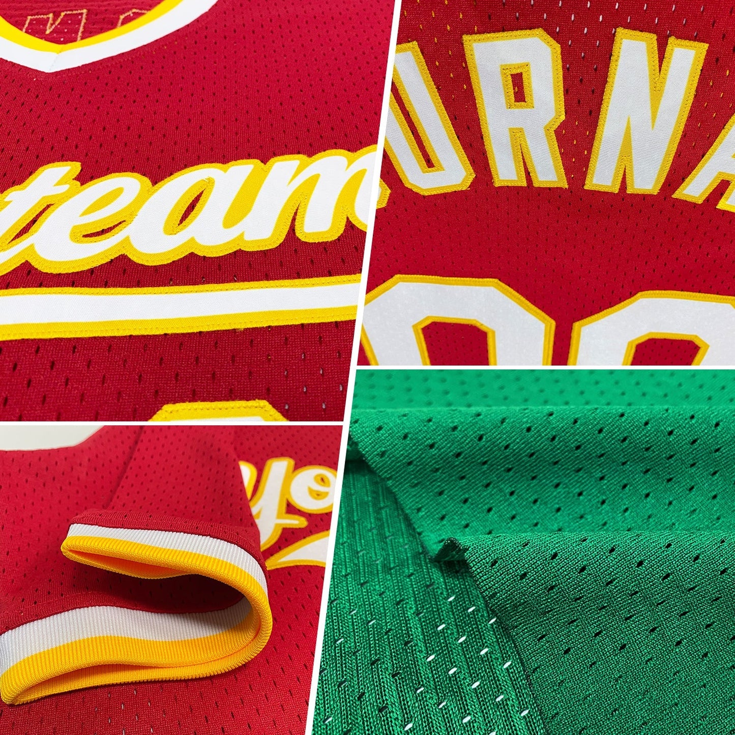 Custom Kelly Green White-Old Gold Authentic Throwback Baseball Jersey baseball jersey product view 2