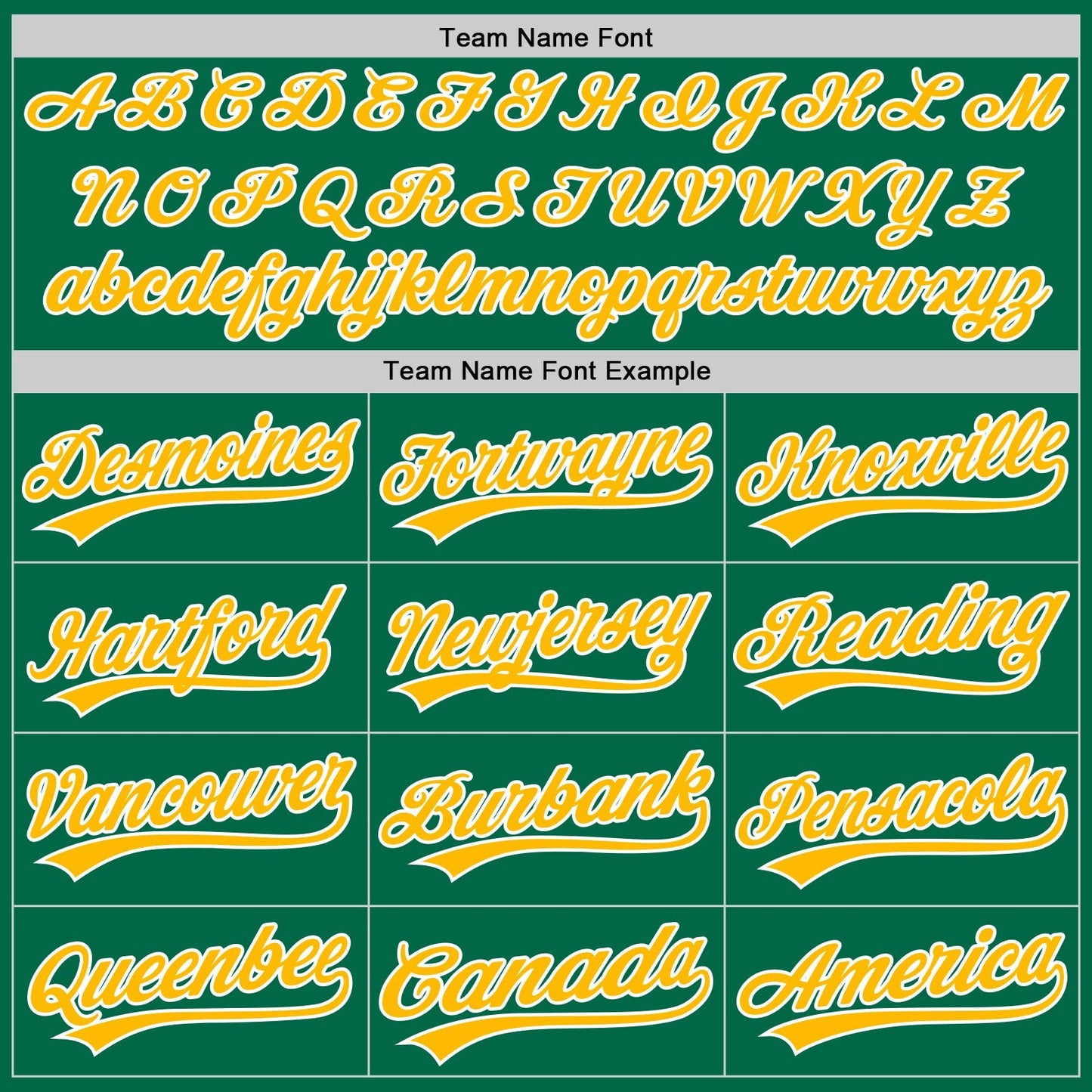 Custom Kelly Green Gold-White Authentic Throwback Baseball Jersey baseball jersey product view 4