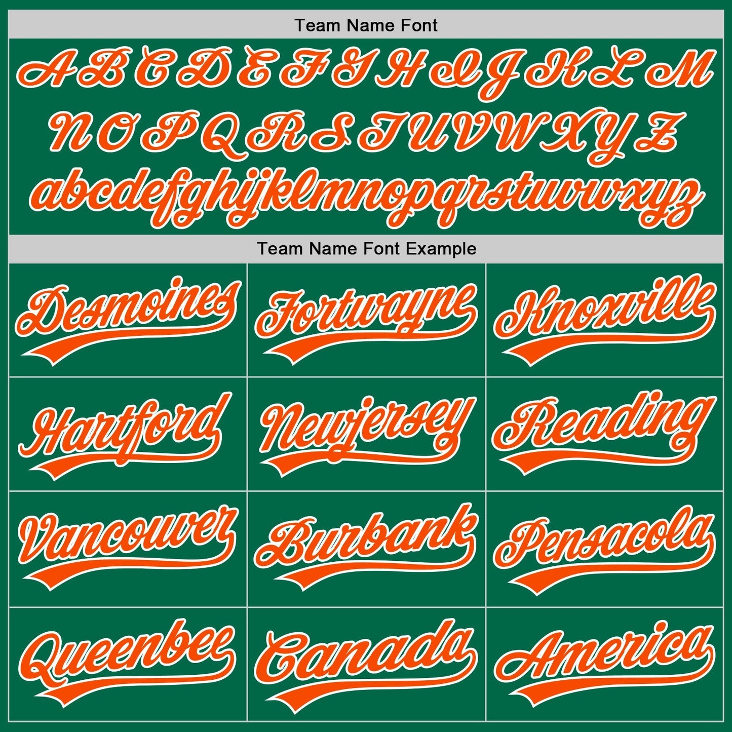 Custom Kelly Green Orange-White Authentic Throwback Baseball Jersey baseball jersey product view 4