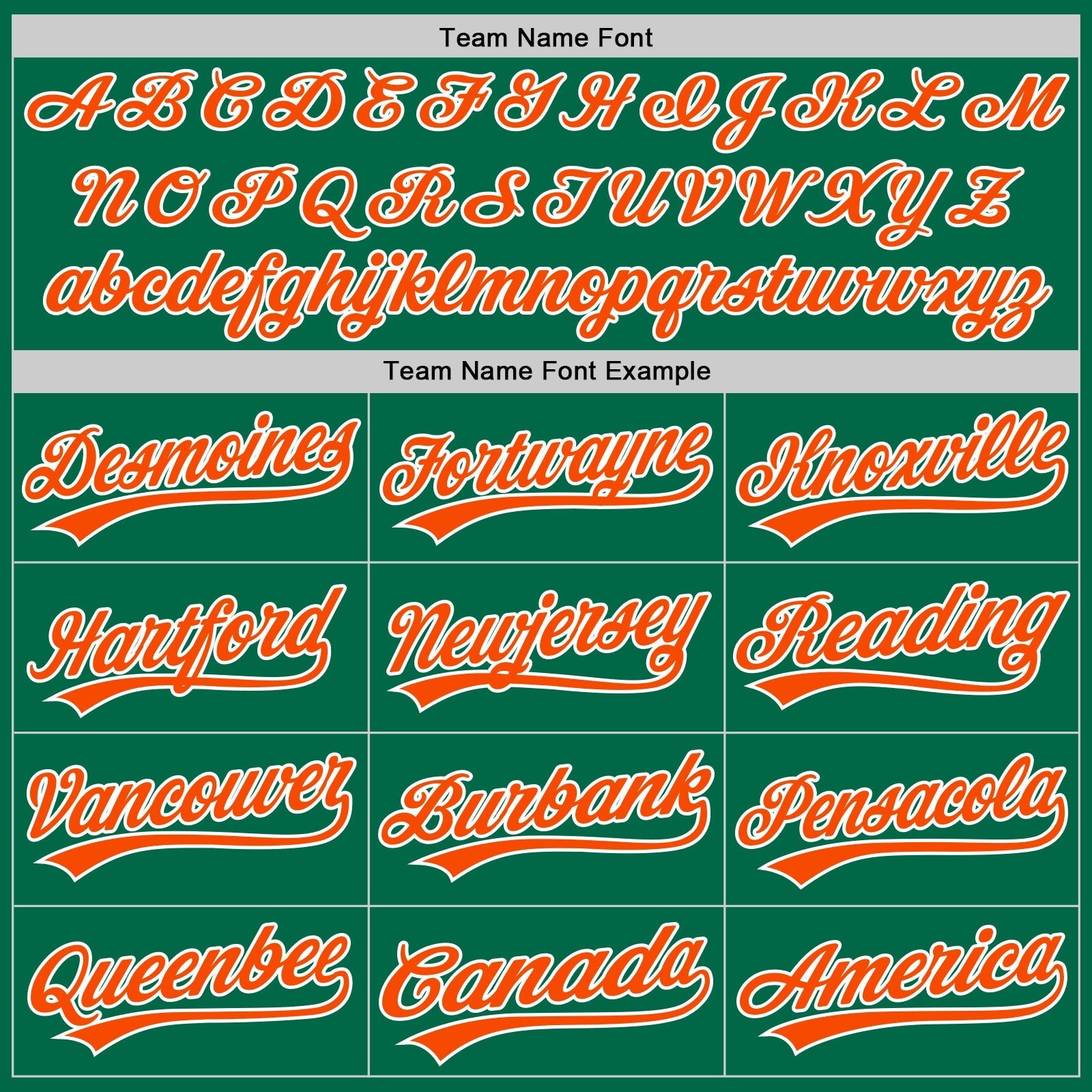 Custom Kelly Green Orange-White Authentic Throwback Baseball Jersey baseball jersey product view 4