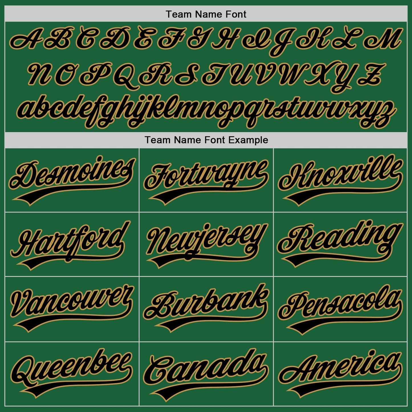 Custom Kelly Green Black-Old Gold Authentic Throwback Baseball Jersey baseball jersey product view 4
