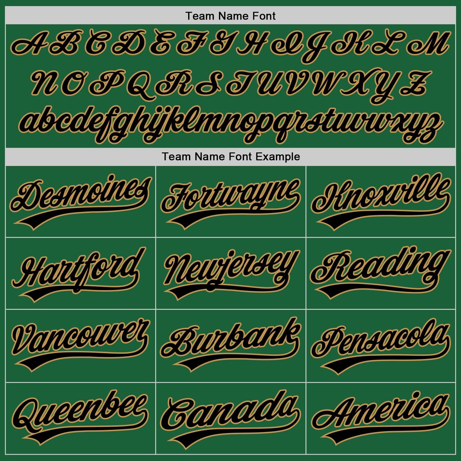 Custom Kelly Green Black-Old Gold Authentic Throwback Baseball Jersey baseball jersey product view 4