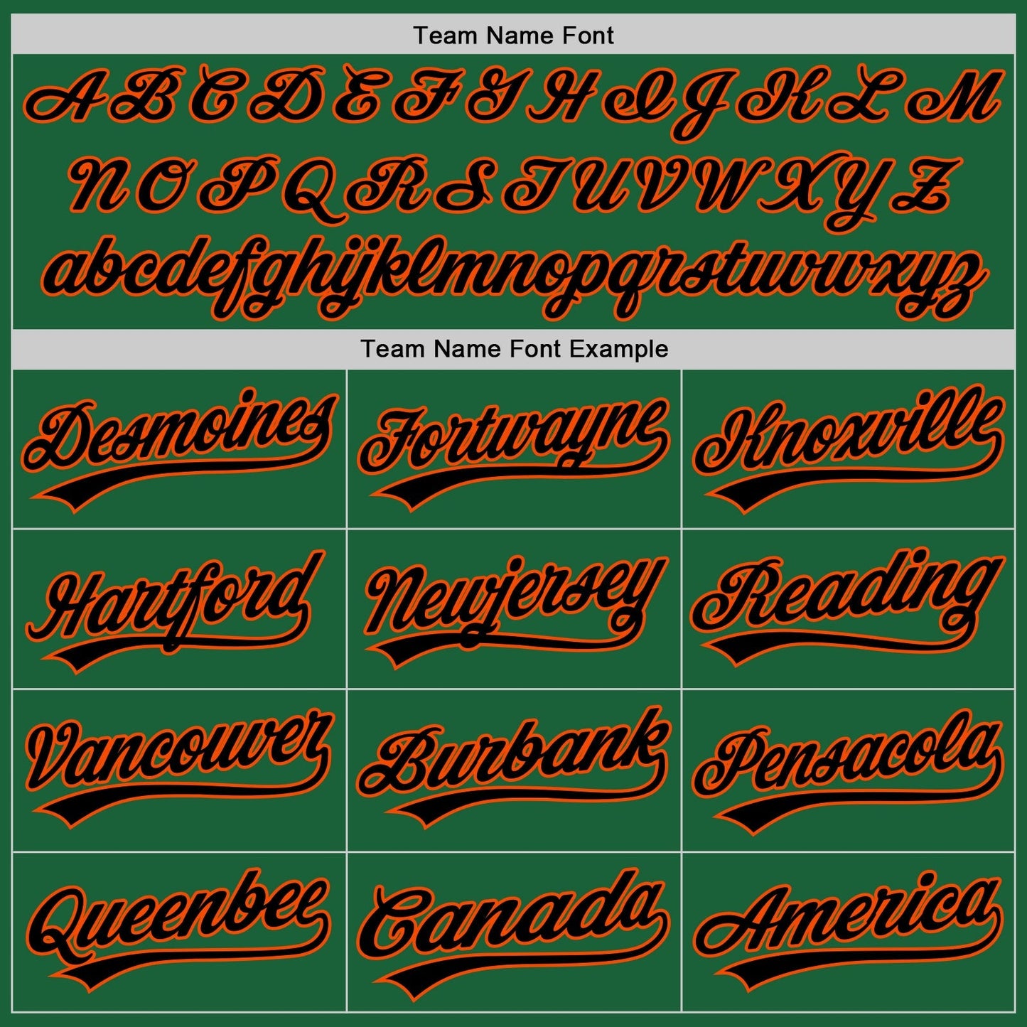 Custom Kelly Green Black-Orange Authentic Throwback Baseball Jersey baseball jersey product view 4