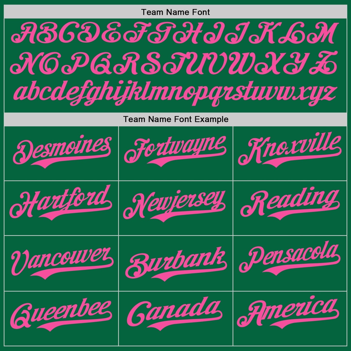 Custom Kelly Green Pink Authentic Baseball Jersey baseball jersey product view 4
