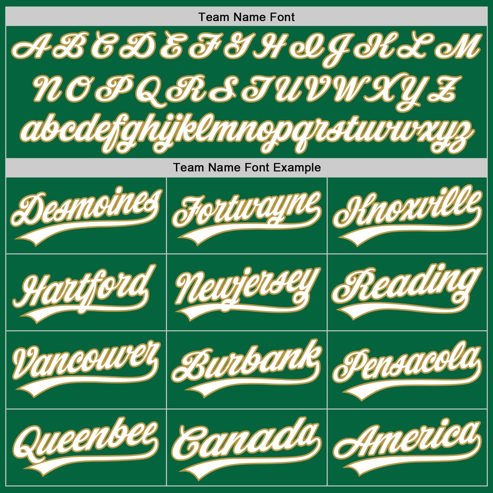 Custom Kelly Green White-Old Gold Authentic Baseball Jersey baseball jersey product view 4