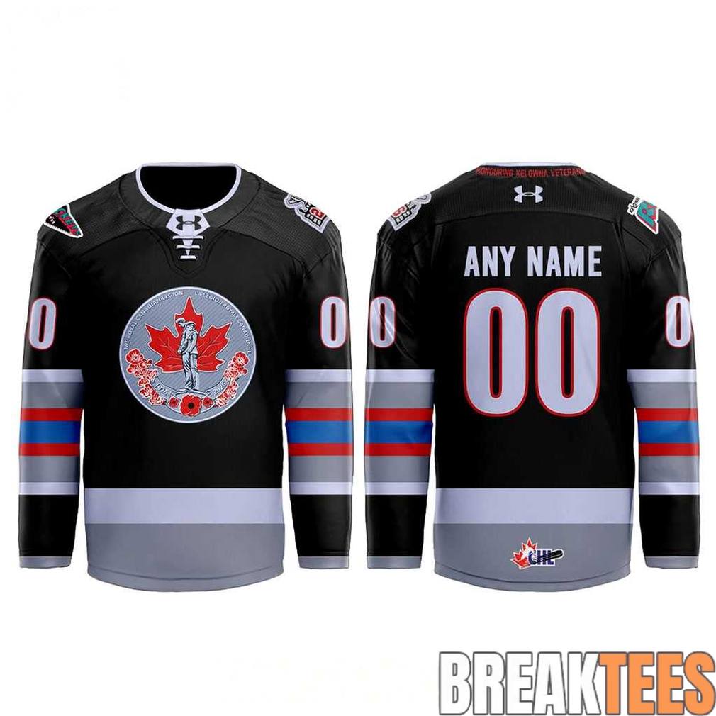 Kelowna Rockets Memorial Cup 2026 Night Custom Hockey Jersey hockey jersey product view 2