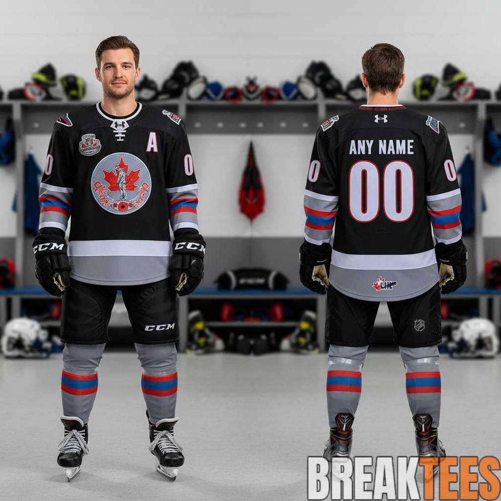 Kelowna Rockets Memorial Cup 2026 Night Custom Hockey Jersey hockey jersey product view 3