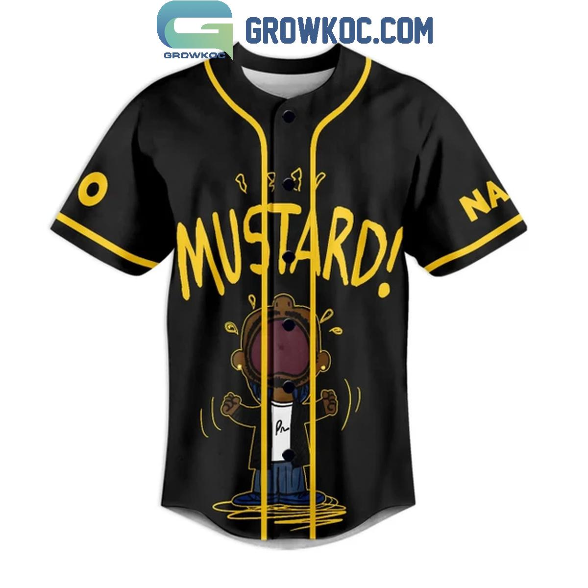 Kendrick Lamar Mustard Not Like Us Not Enough Personalized Baseball Jersey baseball jersey product view 2