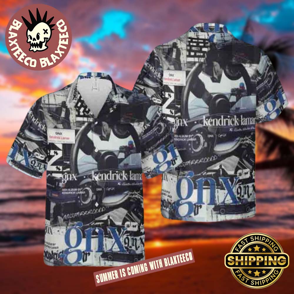 Kendrick Lamar New Album GNX New Design All Over Print 2025 Hawaiian Shirt Unisex T-shirt, Sweatshirt, Hoodie, Long Sleeve Tee - T-Shirt, Sweatshirt, Hoodie