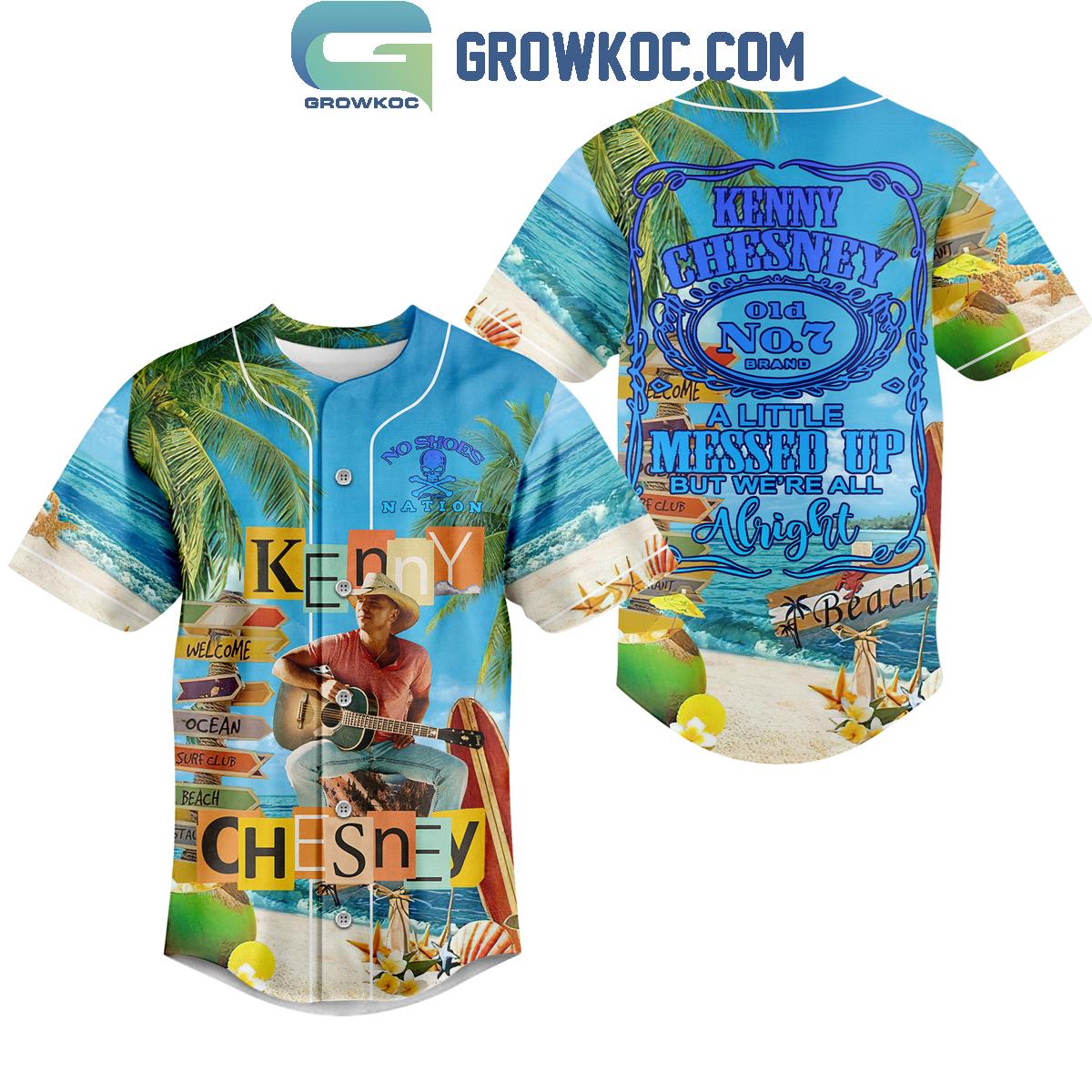 Kenny Chesney Beach Hawaii Fan Personalized Baseball Jersey baseball jersey product view 1