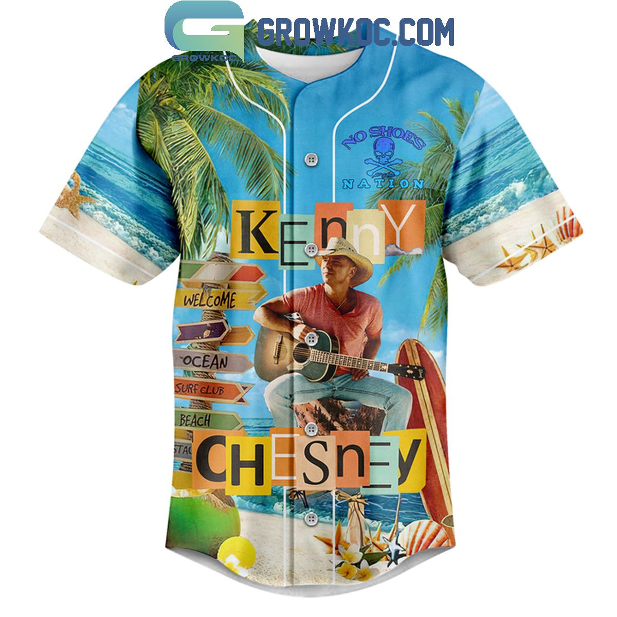 Kenny Chesney Beach Hawaii Fan Personalized Baseball Jersey baseball jersey product view 2