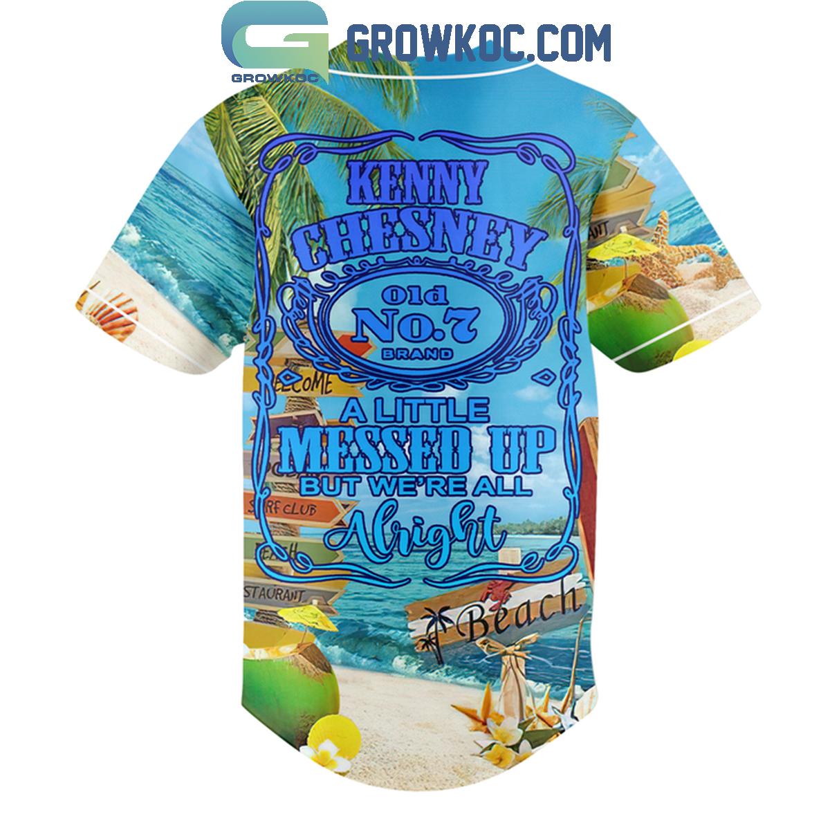 Kenny Chesney Beach Hawaii Fan Personalized Baseball Jersey baseball jersey product view 3