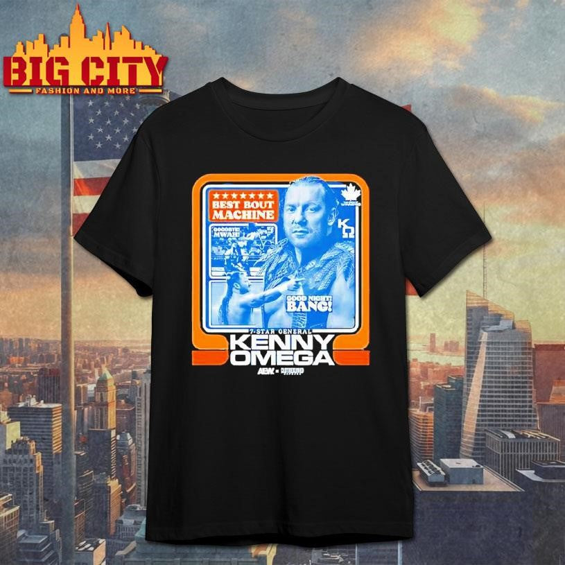Kenny Omega Best Bout Machine Good Night Bang Aew Graphic Shirt Unisex T-shirt, Sweatshirt, Hoodie, Long Sleeve Tee - T-Shirt, Sweatshirt, Hoodie
