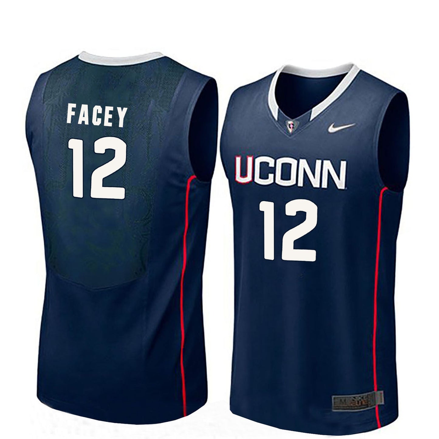 Kentan Facey 12 Men Blue College Football Jersey football jersey product view 1