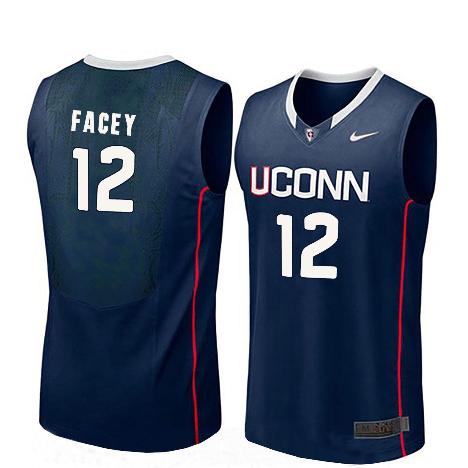 Kentan Facey 12 Men Blue College Football Jersey football jersey product view 1