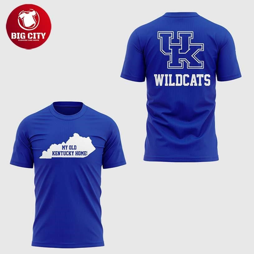 Kentucky Wildcats Will Stein Coach My Old Kentucky Home 2025 Two Sided Shirt Unisex T-shirt, Sweatshirt, Hoodie, Long Sleeve Tee - T-Shirt, Sweatshirt, Hoodie