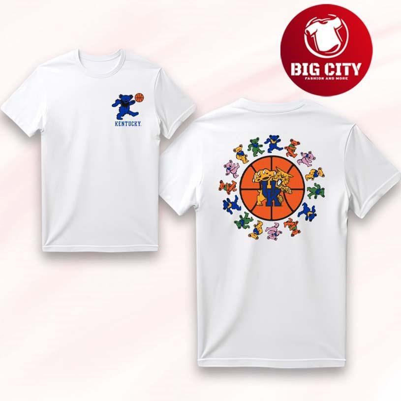 Kentucky x Grateful Basketball Circle Bears 2025 Two Sided Shirt Unisex T-shirt, Sweatshirt, Hoodie, Long Sleeve Tee - T-Shirt, Sweatshirt, Hoodie