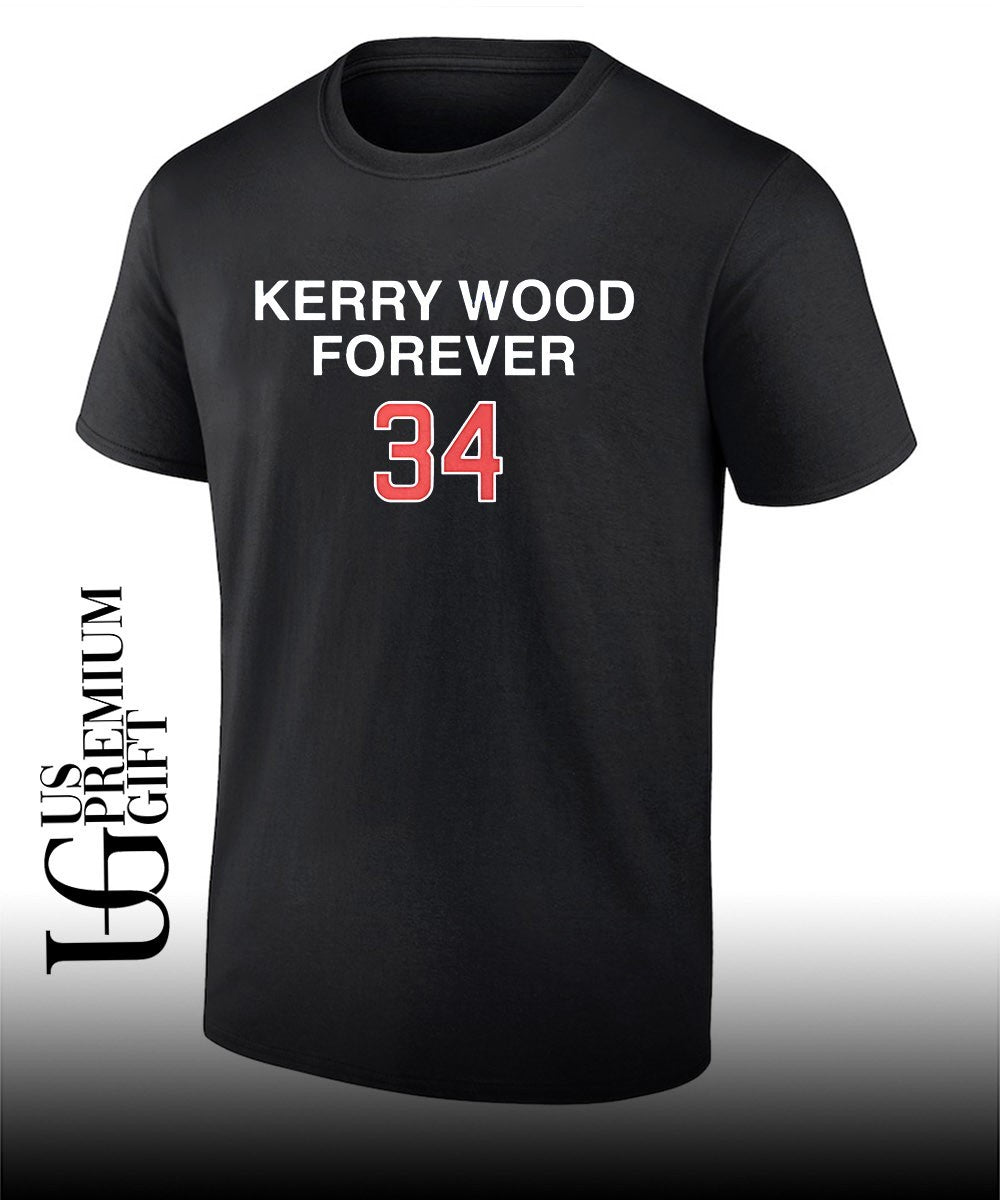 Kerry Wood Forever 34 Chicago Cubs shirt Unisex T-shirt, Sweatshirt, Hoodie, Long Sleeve Tee - T-Shirt, Sweatshirt, Hoodie