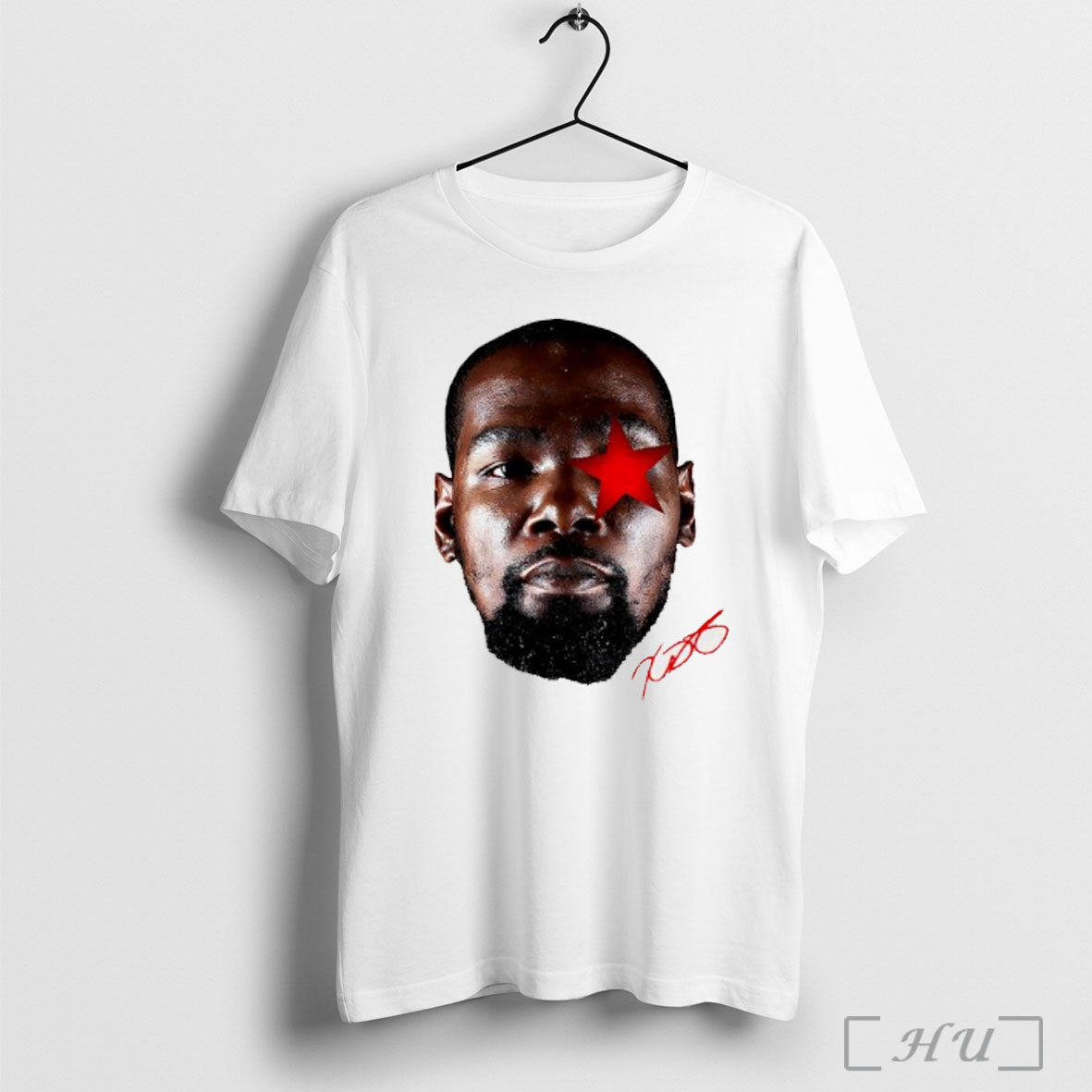 Kevin Durant Star Big Head Signature T Shirt Unisex T-shirt, Sweatshirt, Hoodie, Long Sleeve Tee - T-Shirt, Sweatshirt, Hoodie