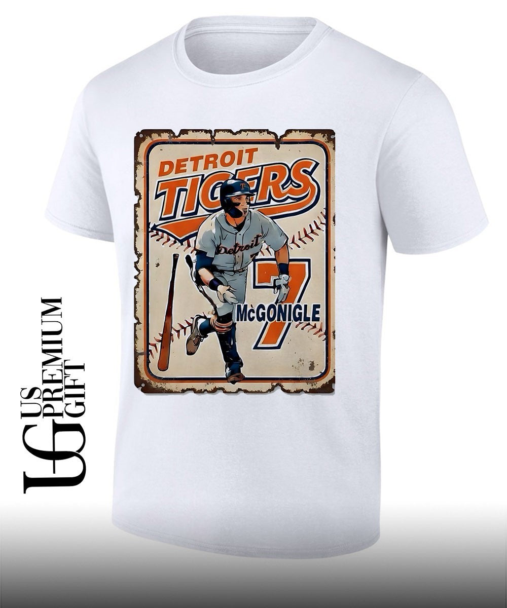 Kevin McGonigle Detroit Tigers baseball vintage shirt Unisex T-shirt, Sweatshirt, Hoodie, Long Sleeve Tee - T-Shirt, Sweatshirt, Hoodie