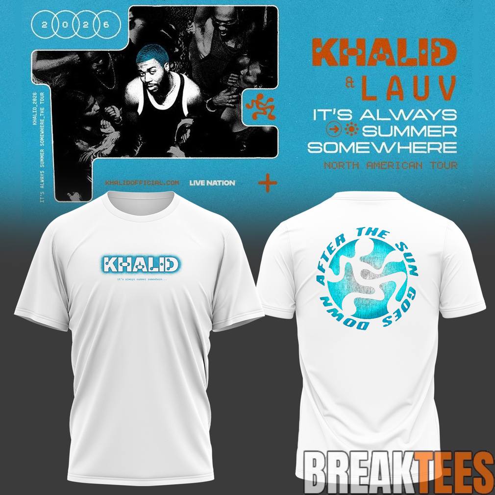 Khalid Its Always Summer Somewhere Blue Summer Shirt Unisex T-shirt, Sweatshirt, Hoodie, Long Sleeve Tee - T-Shirt, Sweatshirt, Hoodie