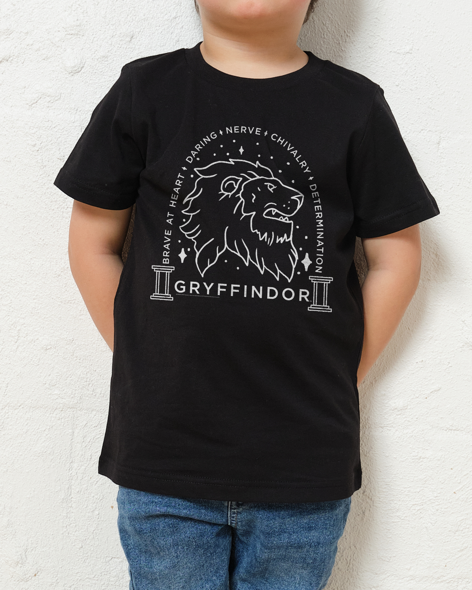 Gryffindor Monochrome Kids T-Shirt Unisex T-shirt, Sweatshirt, Hoodie, Long Sleeve Tee - T-Shirt, Sweatshirt, Hoodie