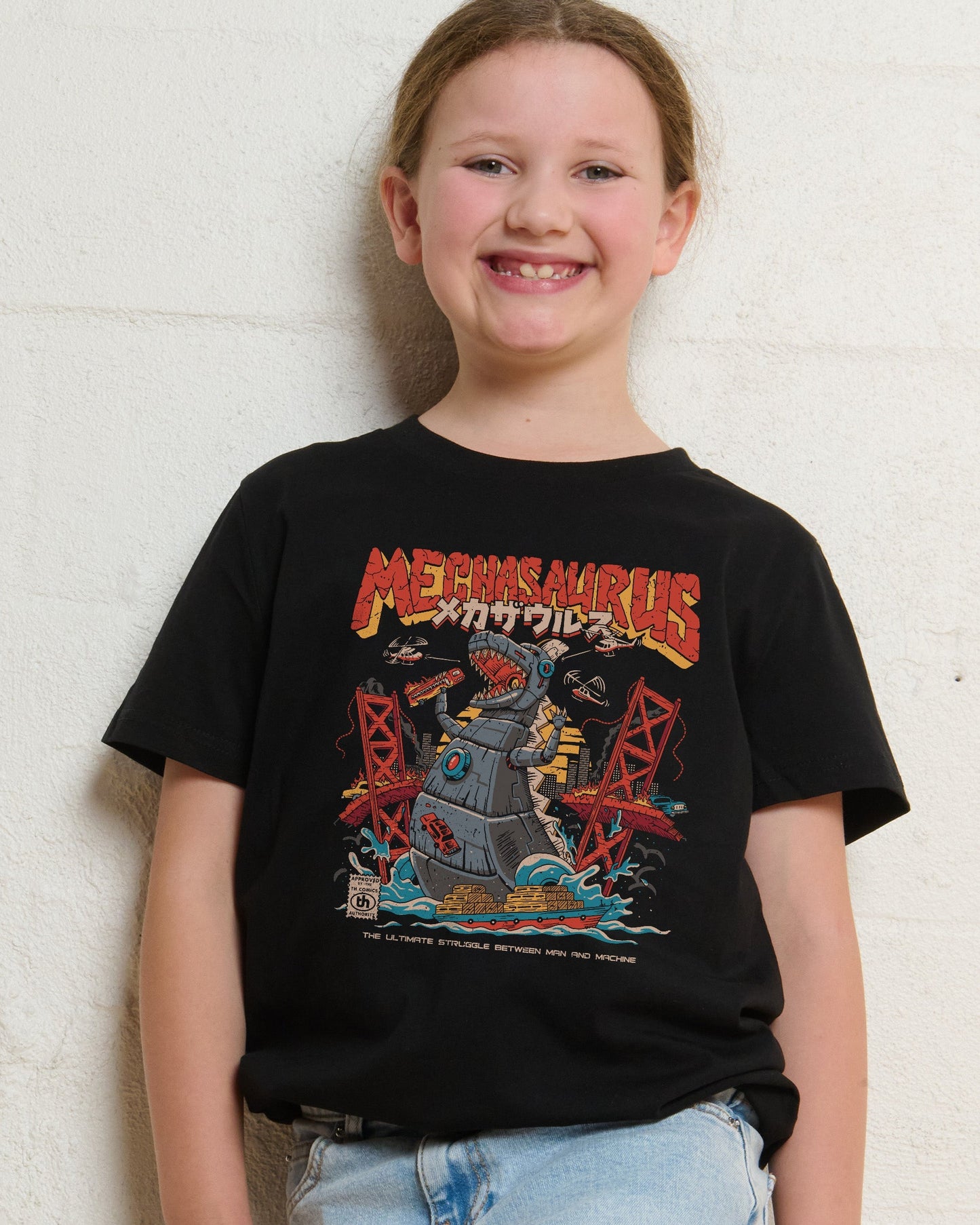 Mechasaurus Kids T-Shirt Unisex T-shirt, Sweatshirt, Hoodie, Long Sleeve Tee - T-Shirt, Sweatshirt, Hoodie