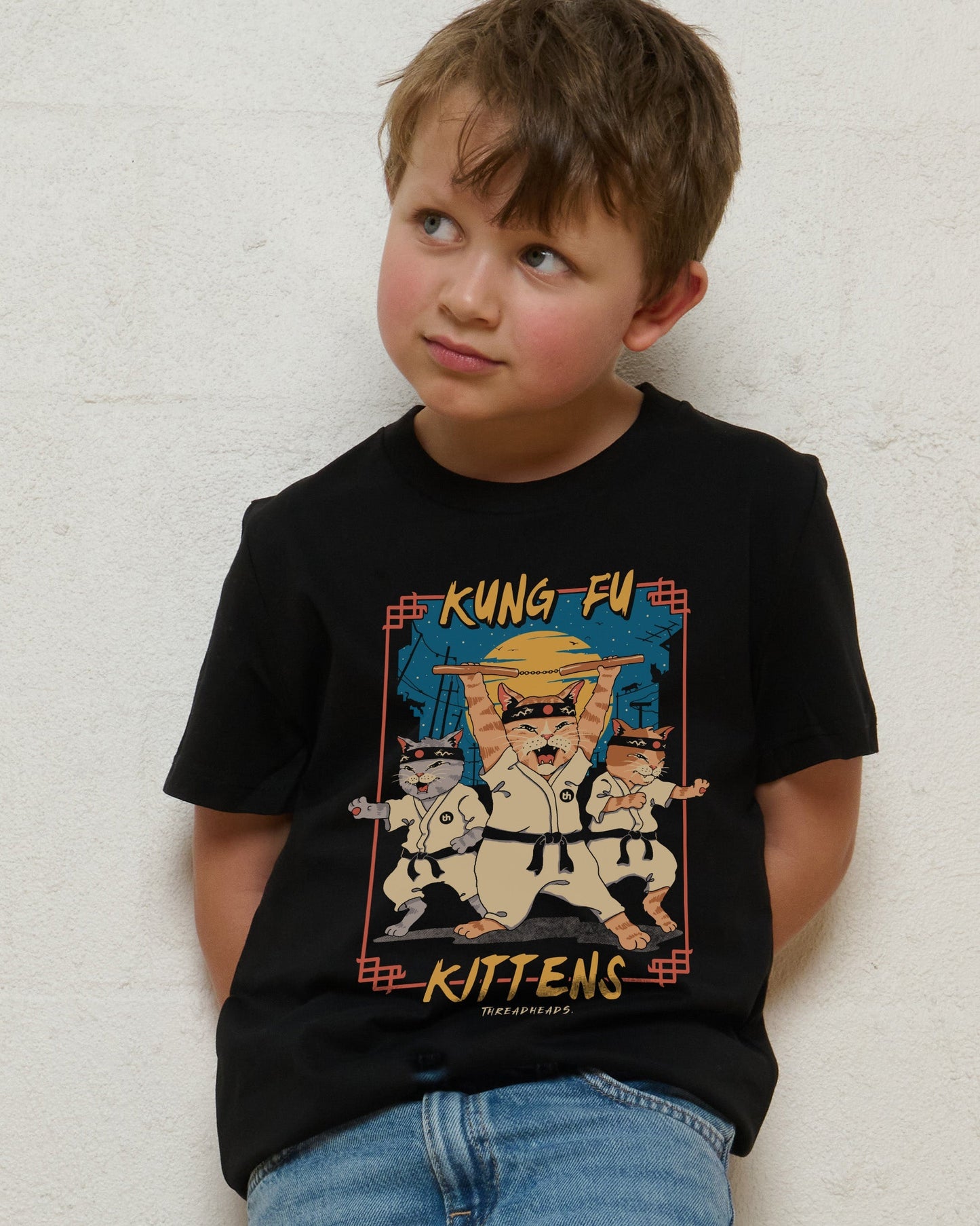 Kung Fu Kittens Kids T-Shirt Unisex T-shirt, Sweatshirt, Hoodie, Long Sleeve Tee - T-Shirt, Sweatshirt, Hoodie