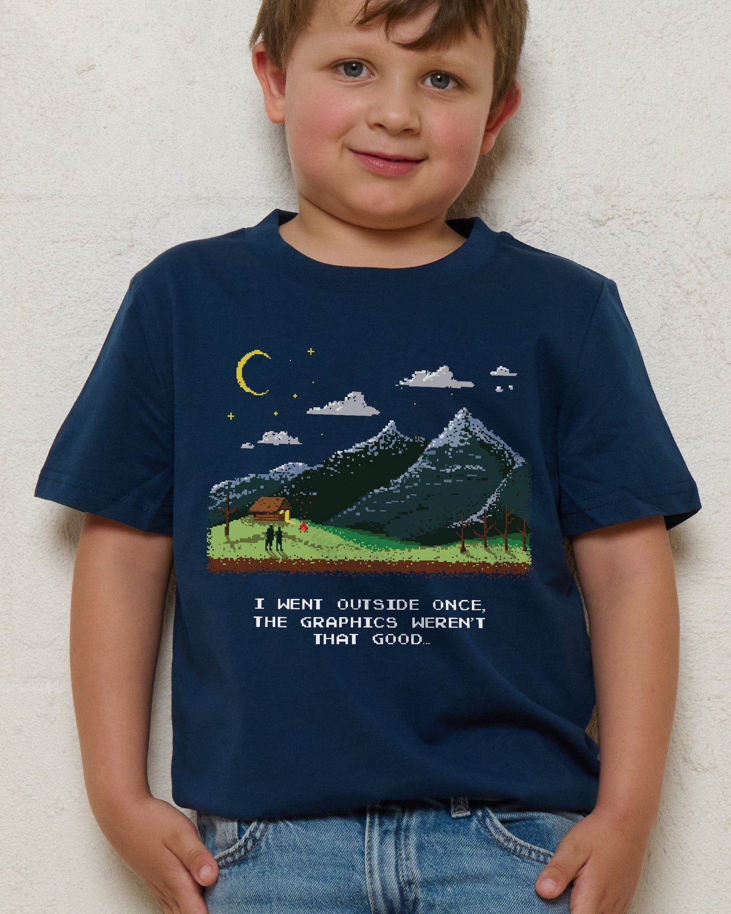 I Went Outside Once Kids T-Shirt Unisex T-shirt, Sweatshirt, Hoodie, Long Sleeve Tee - T-Shirt, Sweatshirt, Hoodie