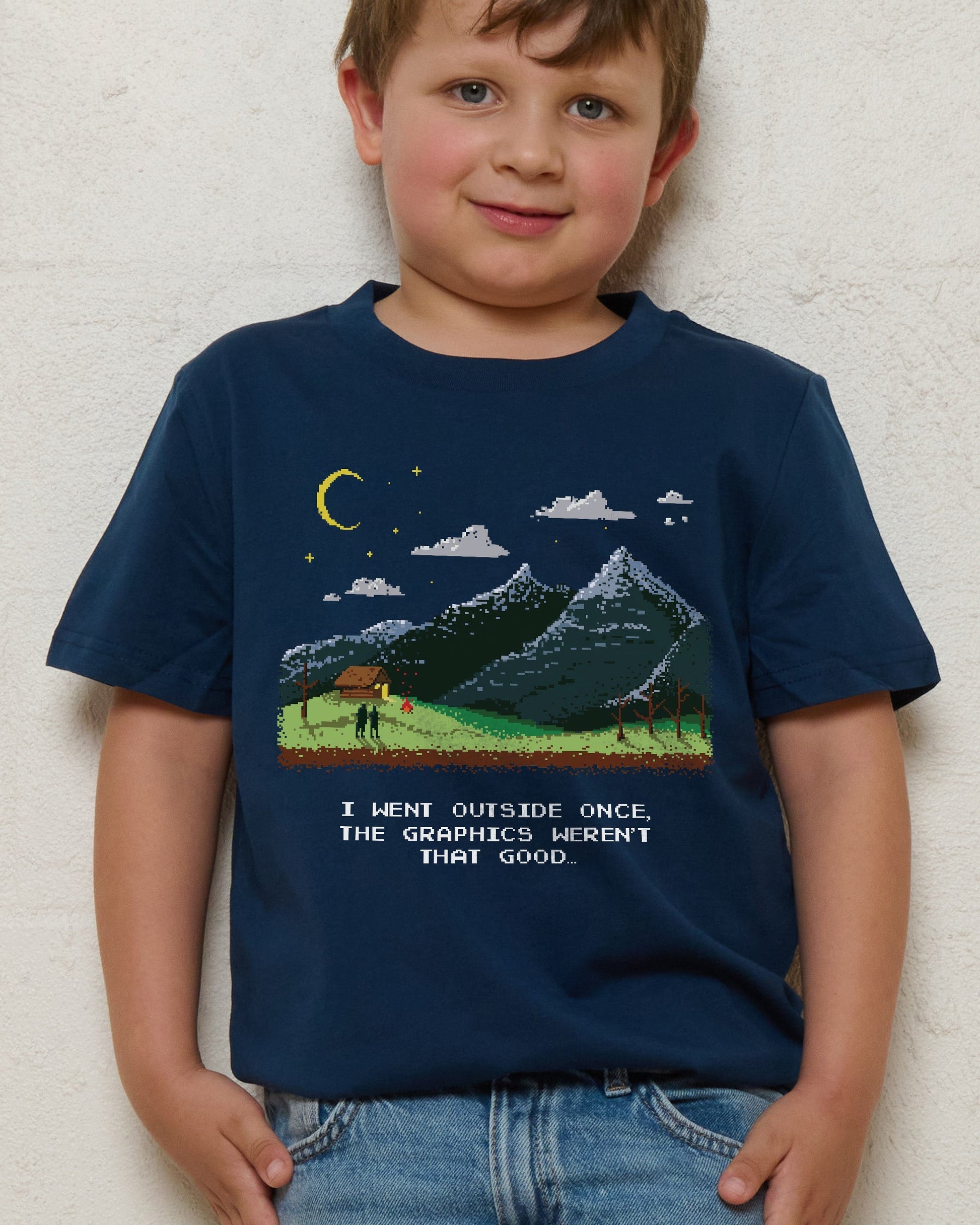 I Went Outside Once Kids T-Shirt Unisex T-shirt, Sweatshirt, Hoodie, Long Sleeve Tee - T-Shirt, Sweatshirt, Hoodie