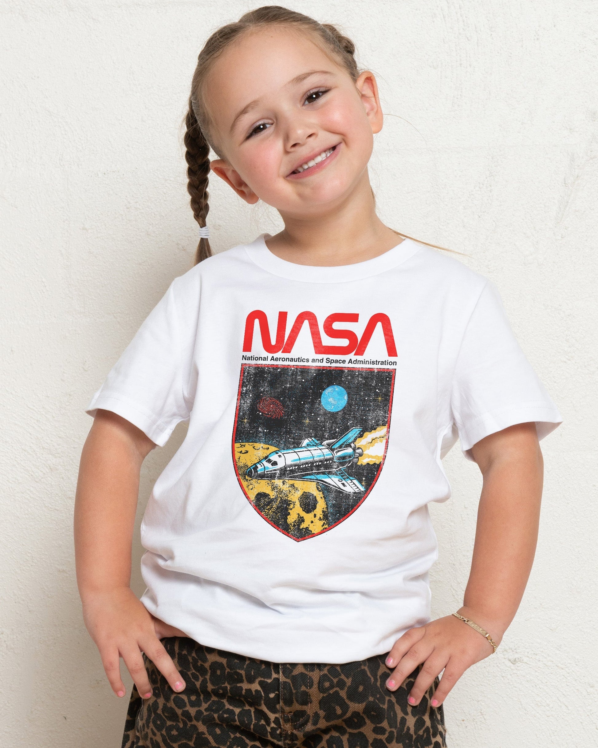 NASA Shield Kids T-Shirt Unisex T-shirt, Sweatshirt, Hoodie, Long Sleeve Tee - T-Shirt, Sweatshirt, Hoodie