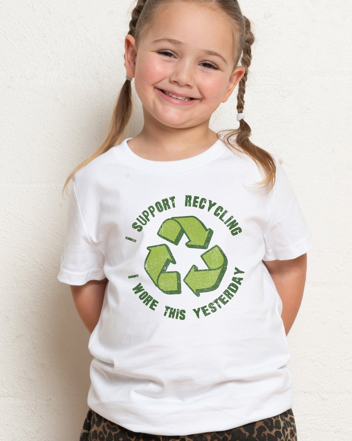 I Support Recycling Kids T-Shirt Unisex T-shirt, Sweatshirt, Hoodie, Long Sleeve Tee - T-Shirt, Sweatshirt, Hoodie