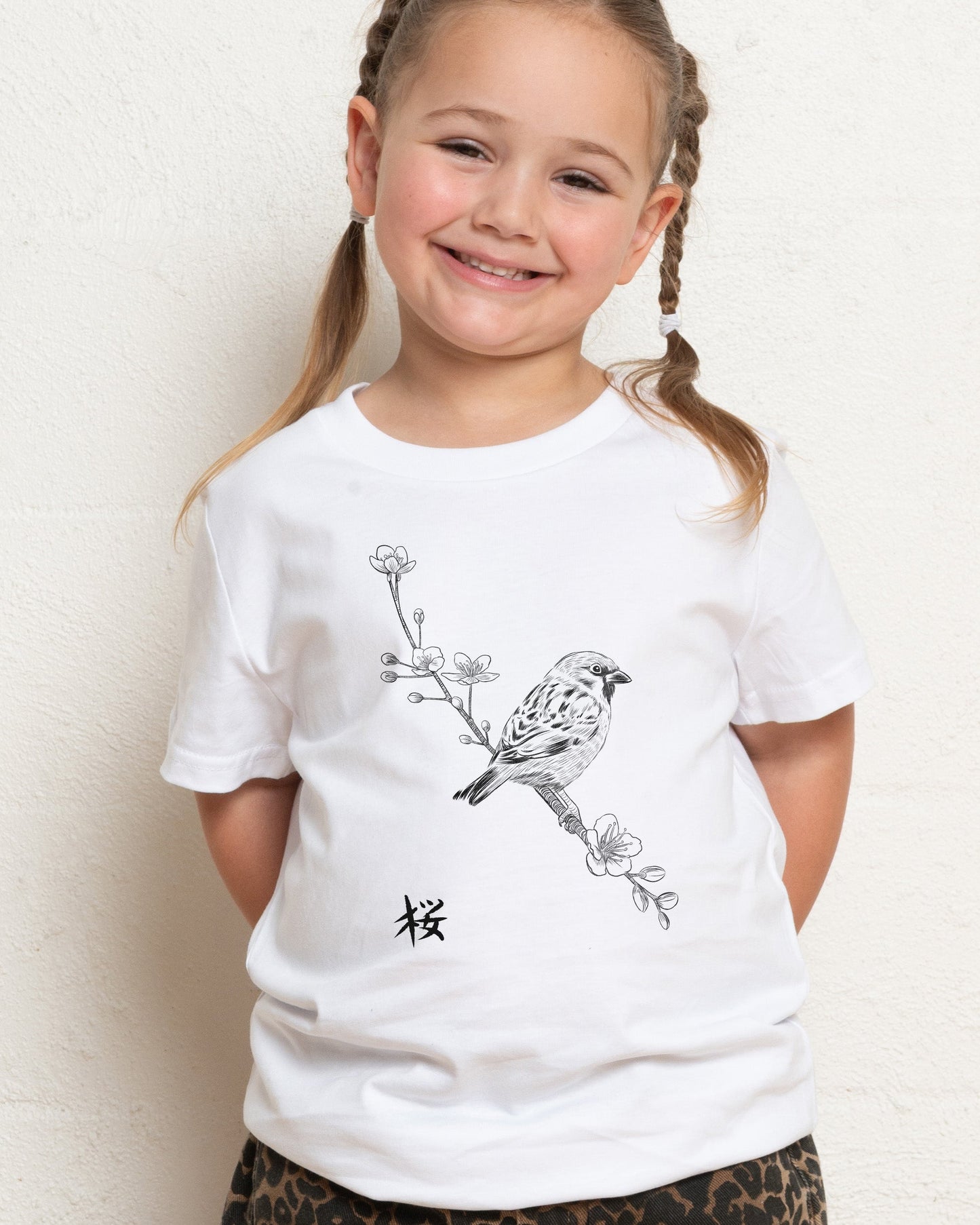 Sparrow on Cherry Kids T-Shirt Unisex T-shirt, Sweatshirt, Hoodie, Long Sleeve Tee - T-Shirt, Sweatshirt, Hoodie