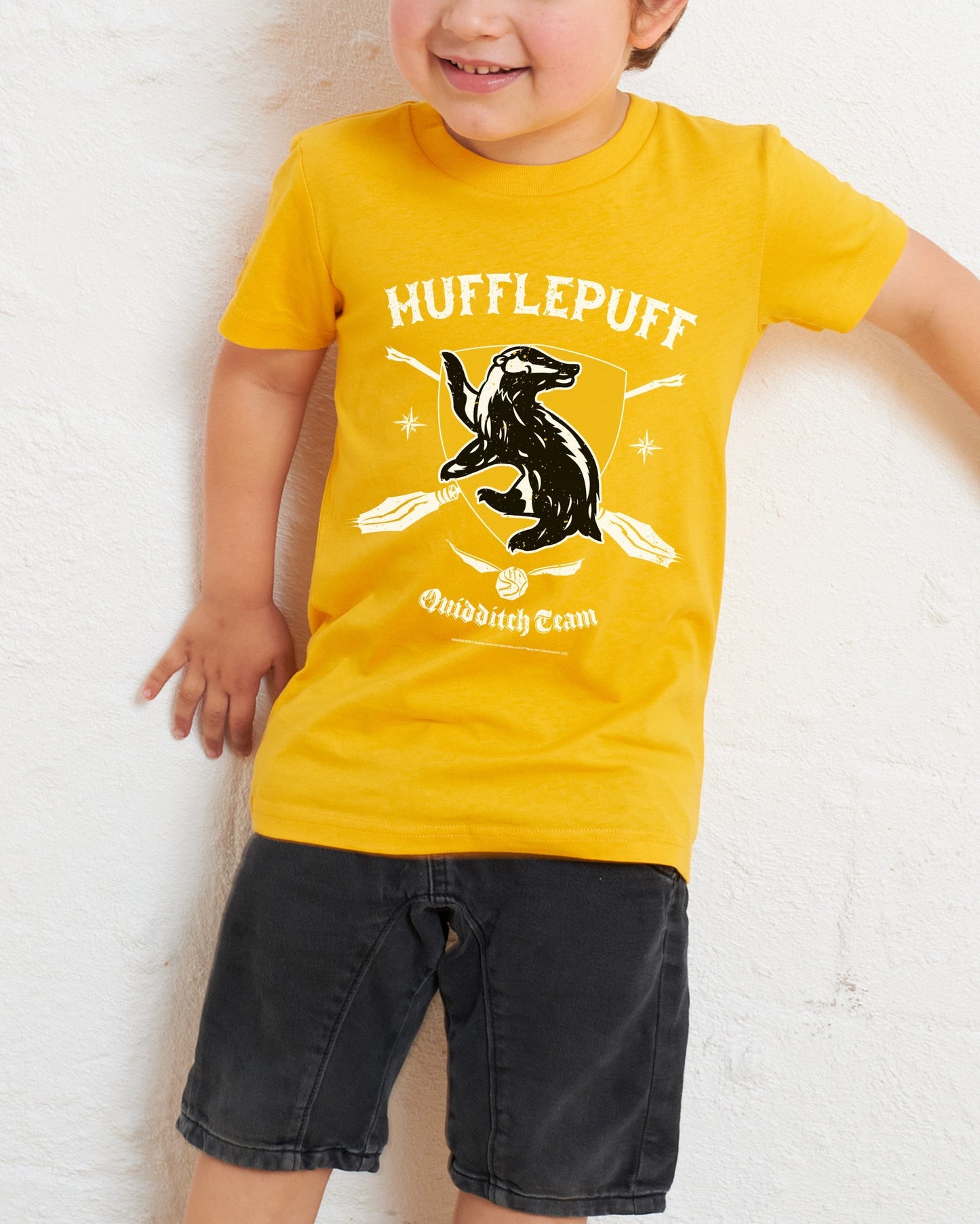 Hufflepuff Quidditch Team Kids T-Shirt Unisex T-shirt, Sweatshirt, Hoodie, Long Sleeve Tee - T-Shirt, Sweatshirt, Hoodie