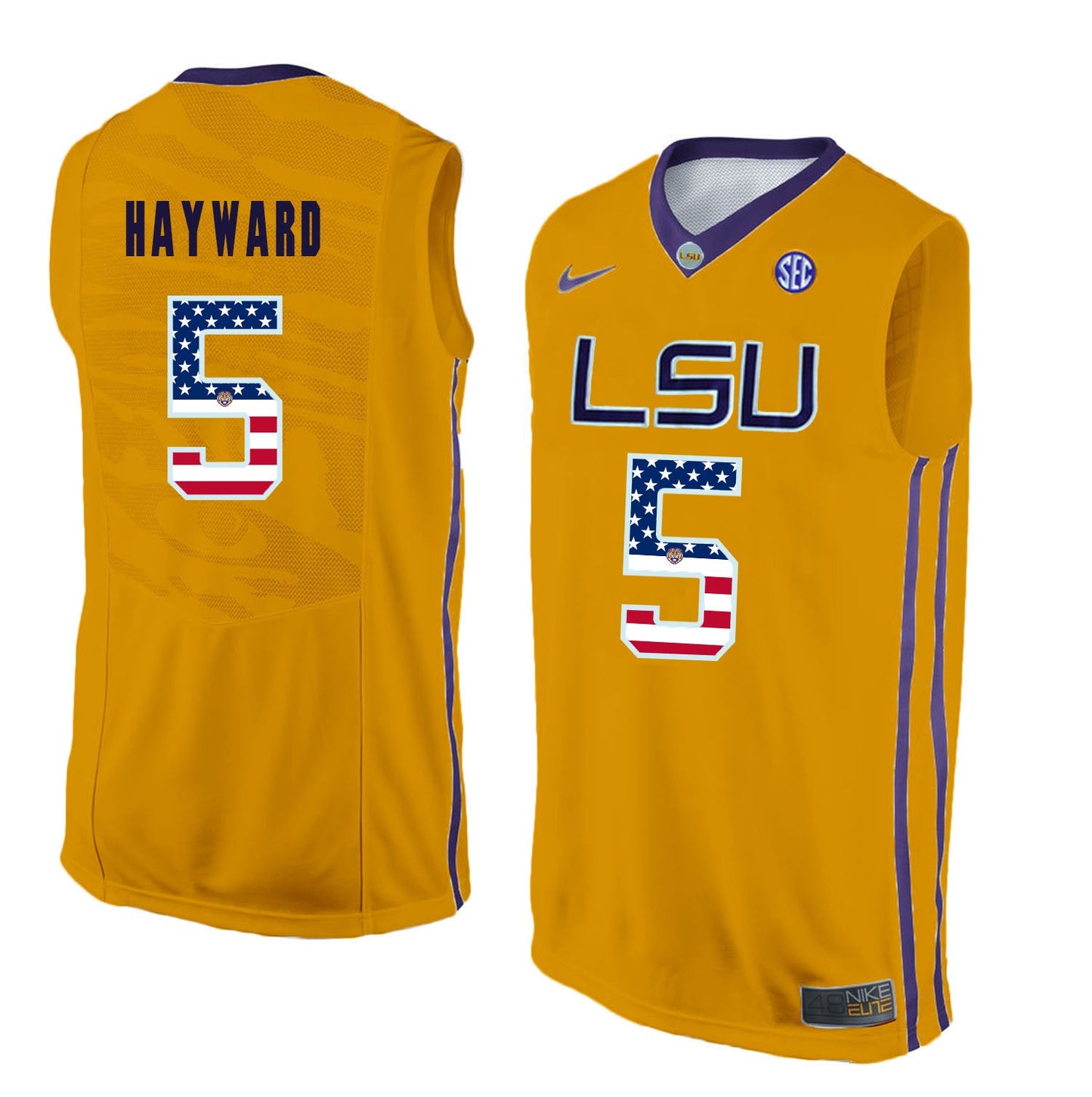 Kieran Hayward 5 Gold College Football Jersey football jersey product view 1