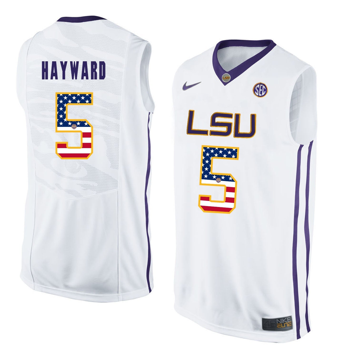 Kieran Hayward 5 White College Football Jersey football jersey product view 1