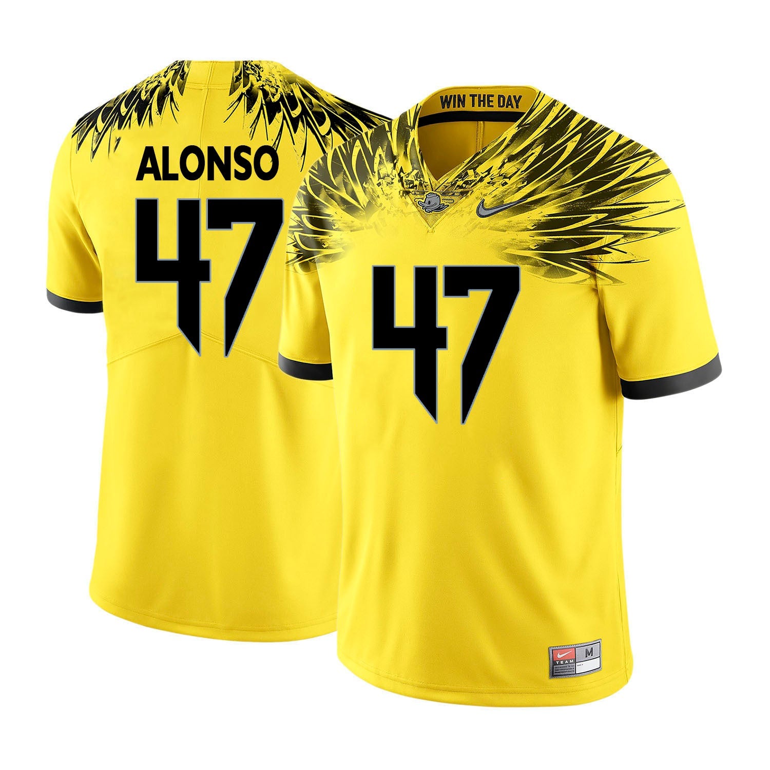 Kiko Alonso 47 Yellow College Football Jersey football jersey product view 1