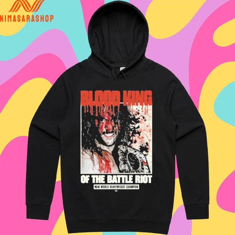 Killer Kross Blood King Of The Battle Riot Mlw World - Adult & Kids T-Shirts, Sweatshirts & Hoodies apparel design preview 2