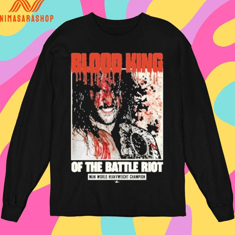 Killer Kross Blood King Of The Battle Riot Mlw World - Adult & Kids T-Shirts, Sweatshirts & Hoodies apparel design preview 3